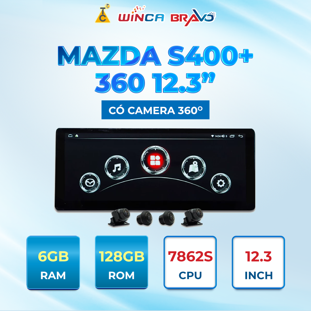Mazda S400+ Pro 360 12.3 Inch