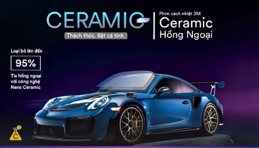 Phim cách nhiệt 3M Ceramic Hồng Ngoại có công nghệ Nano Ceramic tiên tiến