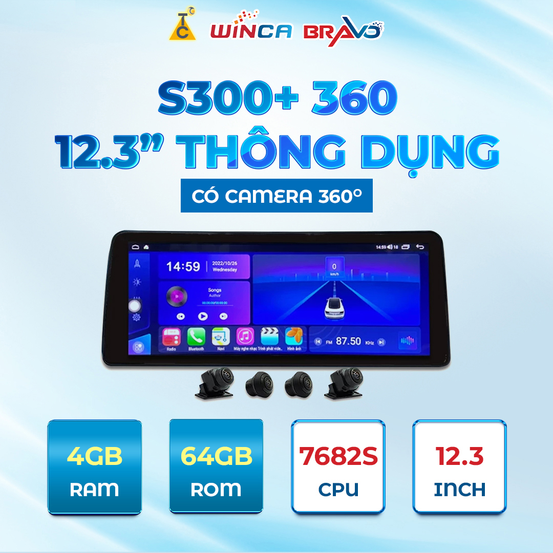 S300+ Pro 360 12.3 Inch Thông Dụng