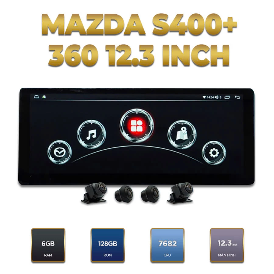 Mazda S400+ Pro 360 12.3 Inch
