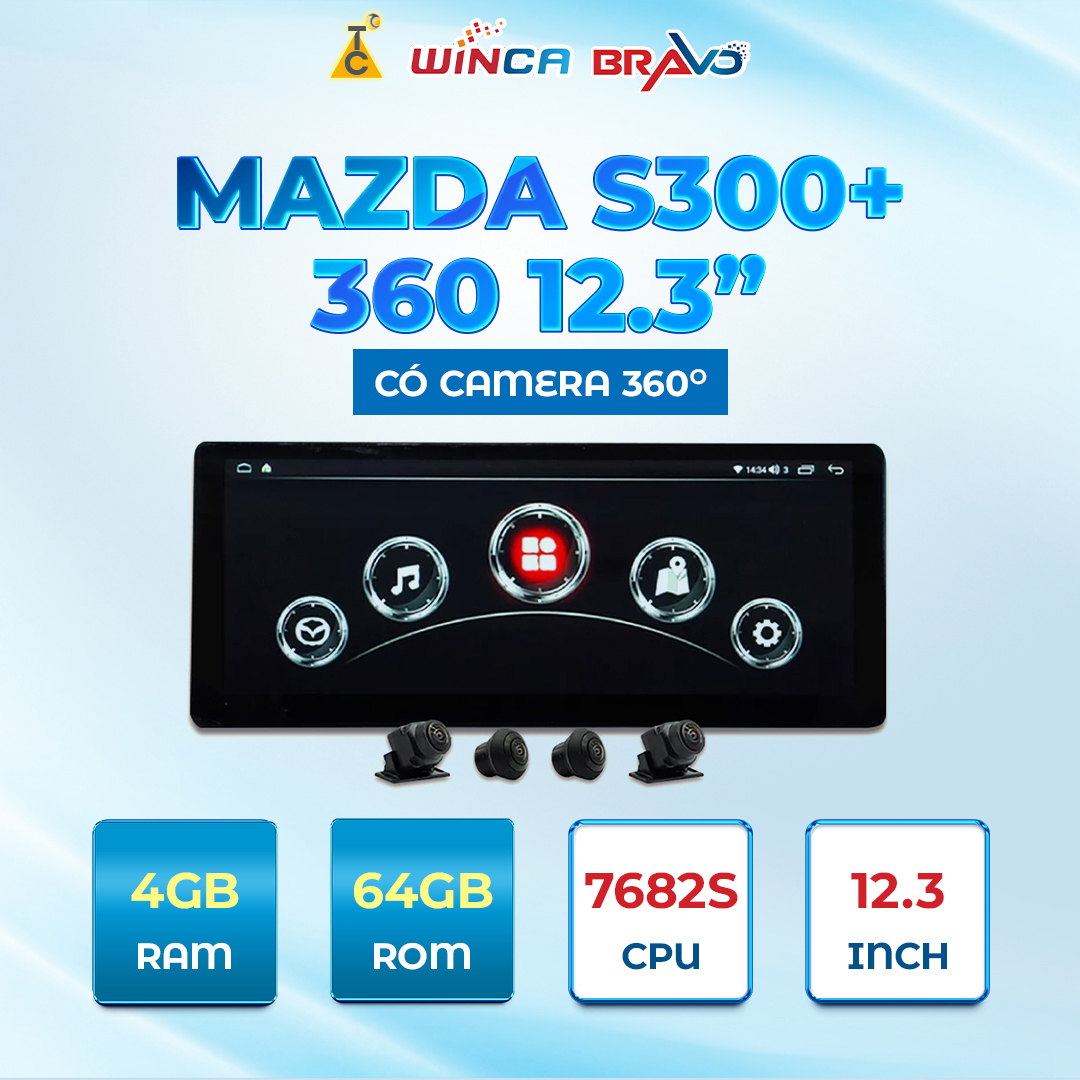 Mazda S300+ Pro 360 12.3 Inch