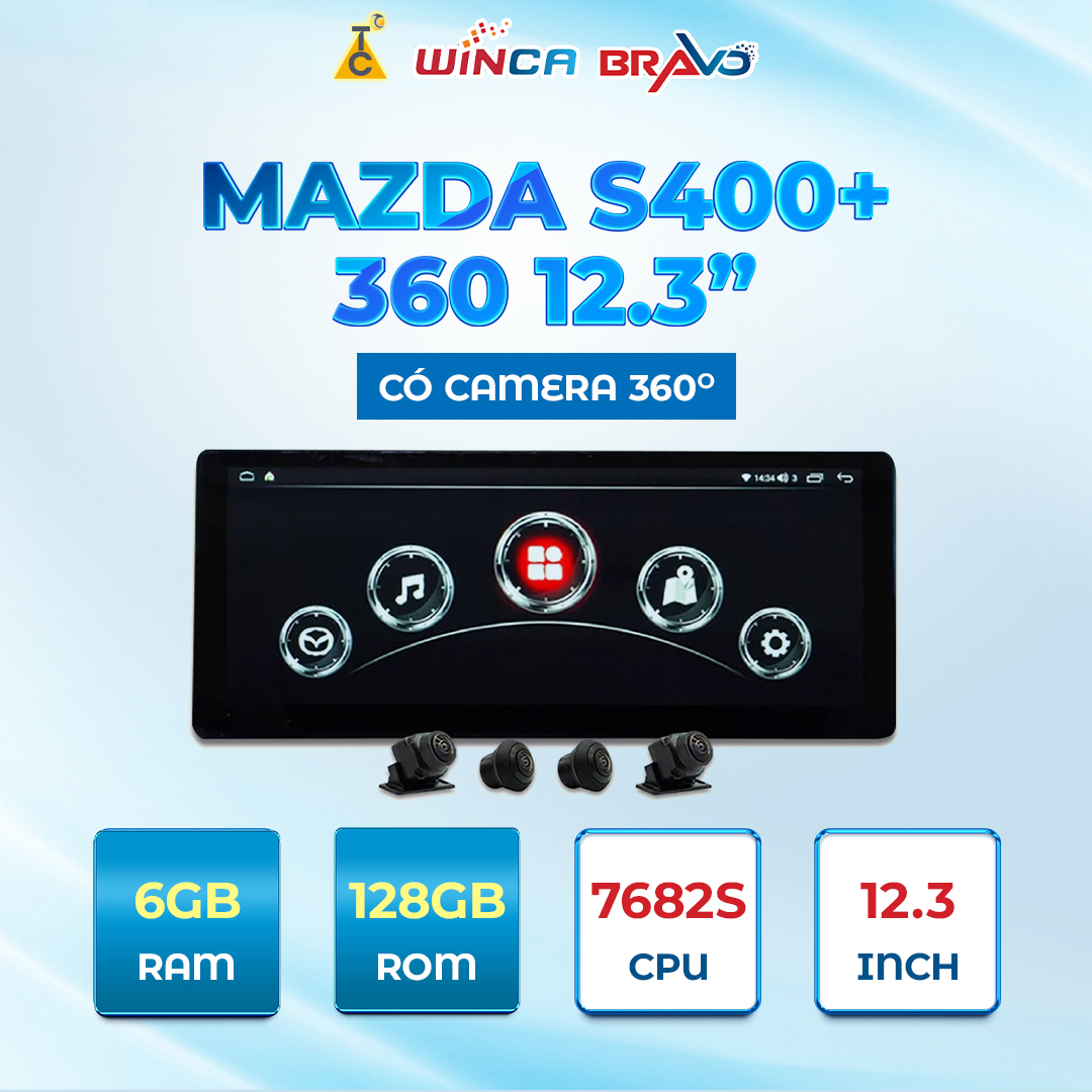 Mazda S400+ Pro 360 12.3 Inch