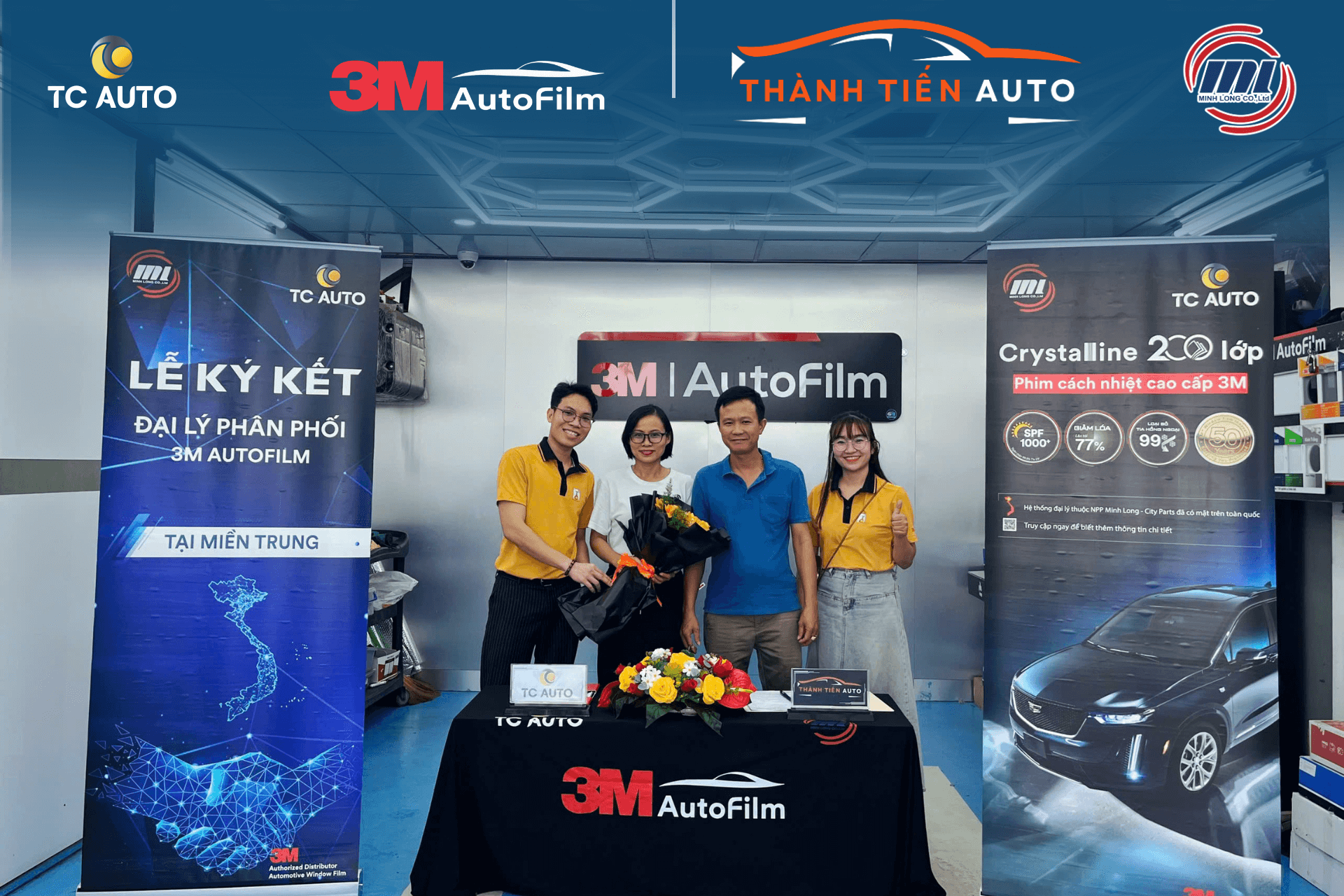 TC ký kết hợp tác với 3M Auto Film