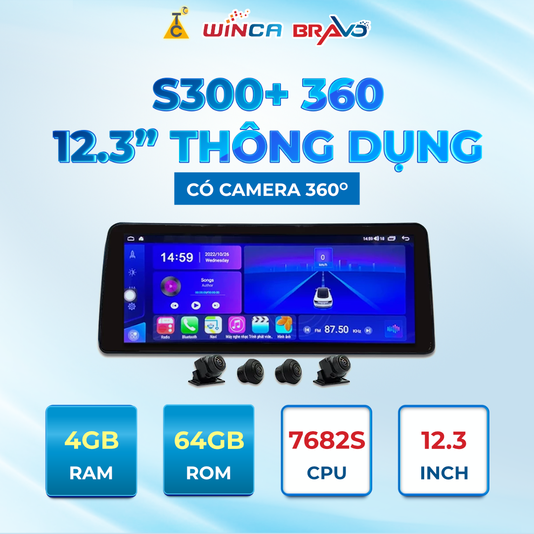 S300+ 360 12.3 Inch Thông Dụng