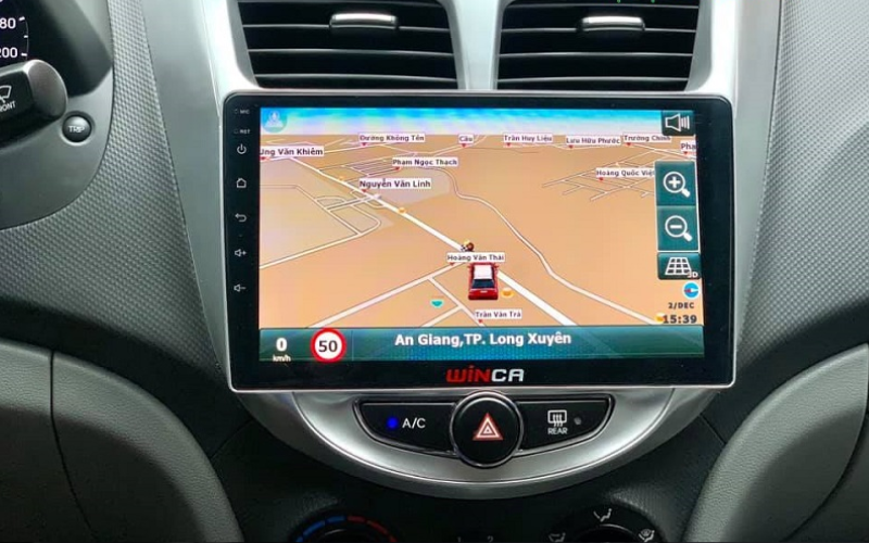 Bản đồ thông minh tích hợp cảnh báo giao thông của màn hình Android