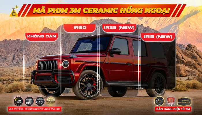 Phim 3M Ceramic Hồng Ngoại