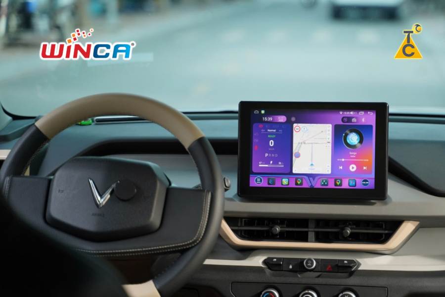 Màn hình VF3 được giữ nguyên thiết kế ban đầu