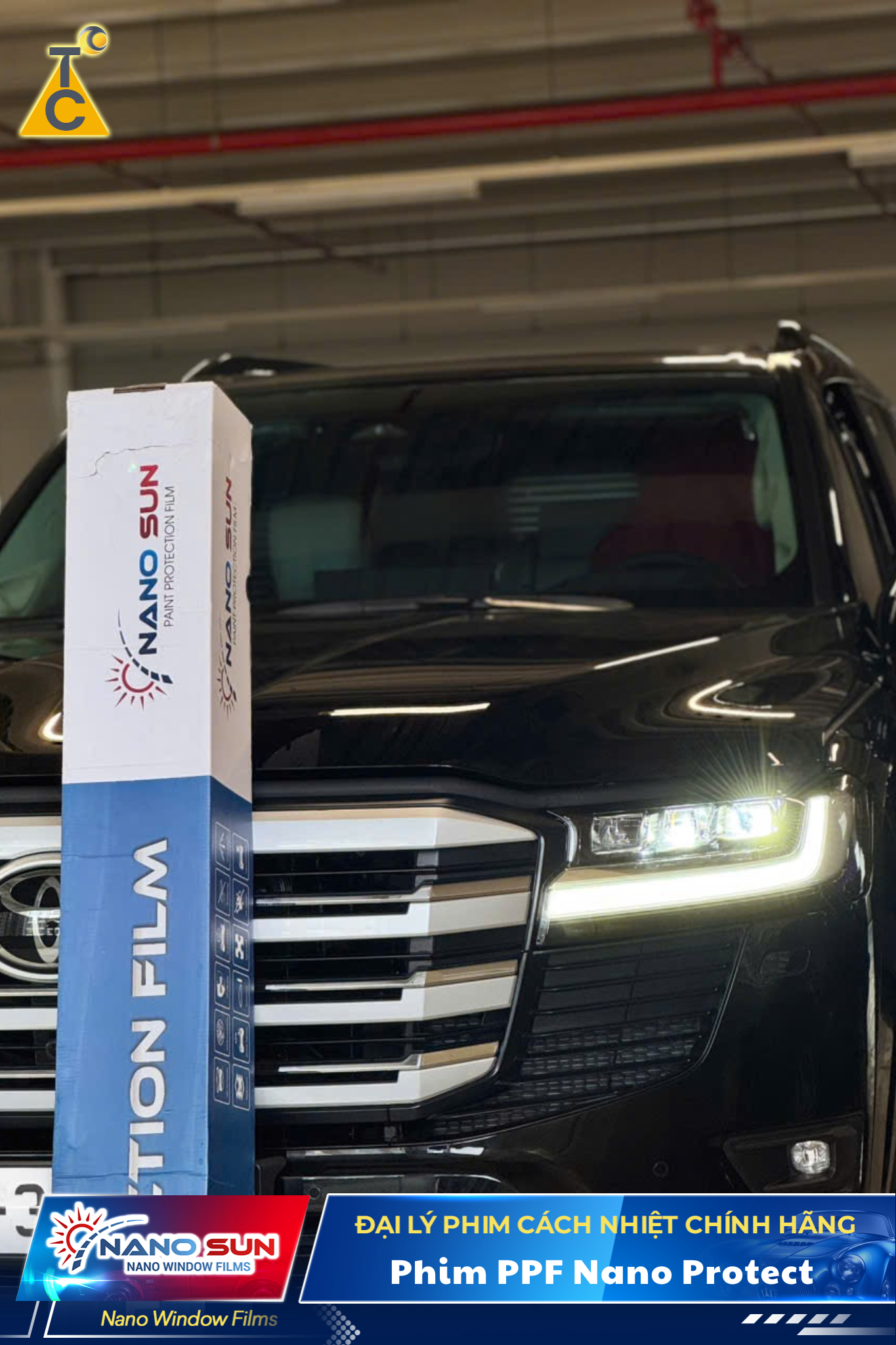 Dán phim Nano Sun PPF Nano Protect cho Toyota Land Cruiser