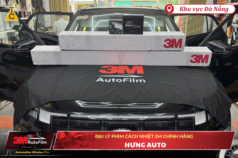 Dán phim cách nhiệt 3M Ceramic Hồng Ngoại cho Hyundai Creta tại Hưng Auto Đà Nẵng