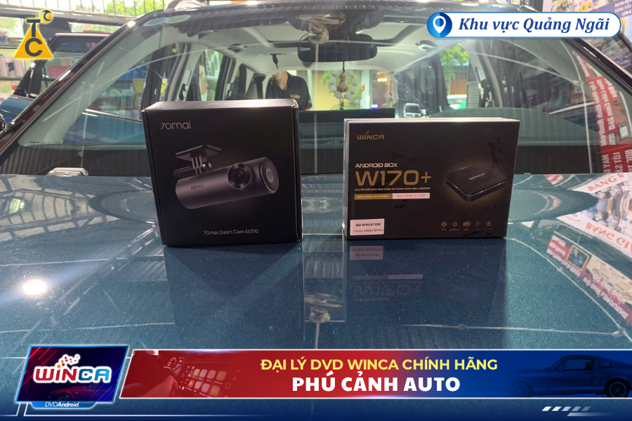 Đại lý chính thức lắp màn hình Winca tại Quảng Ngãi: Phú Cảnh Auto