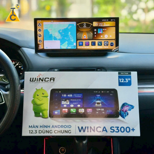 Lắp màn hình Winca S300+ Pro 360 cho Mazda 3