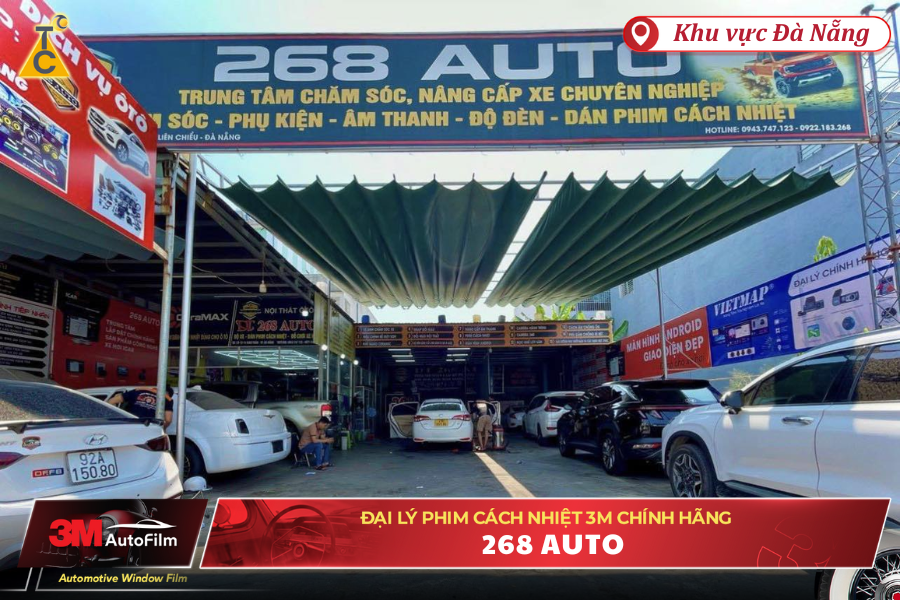 Đại lý 268 Auto chuyên dán phim cách nhiệt 3M
