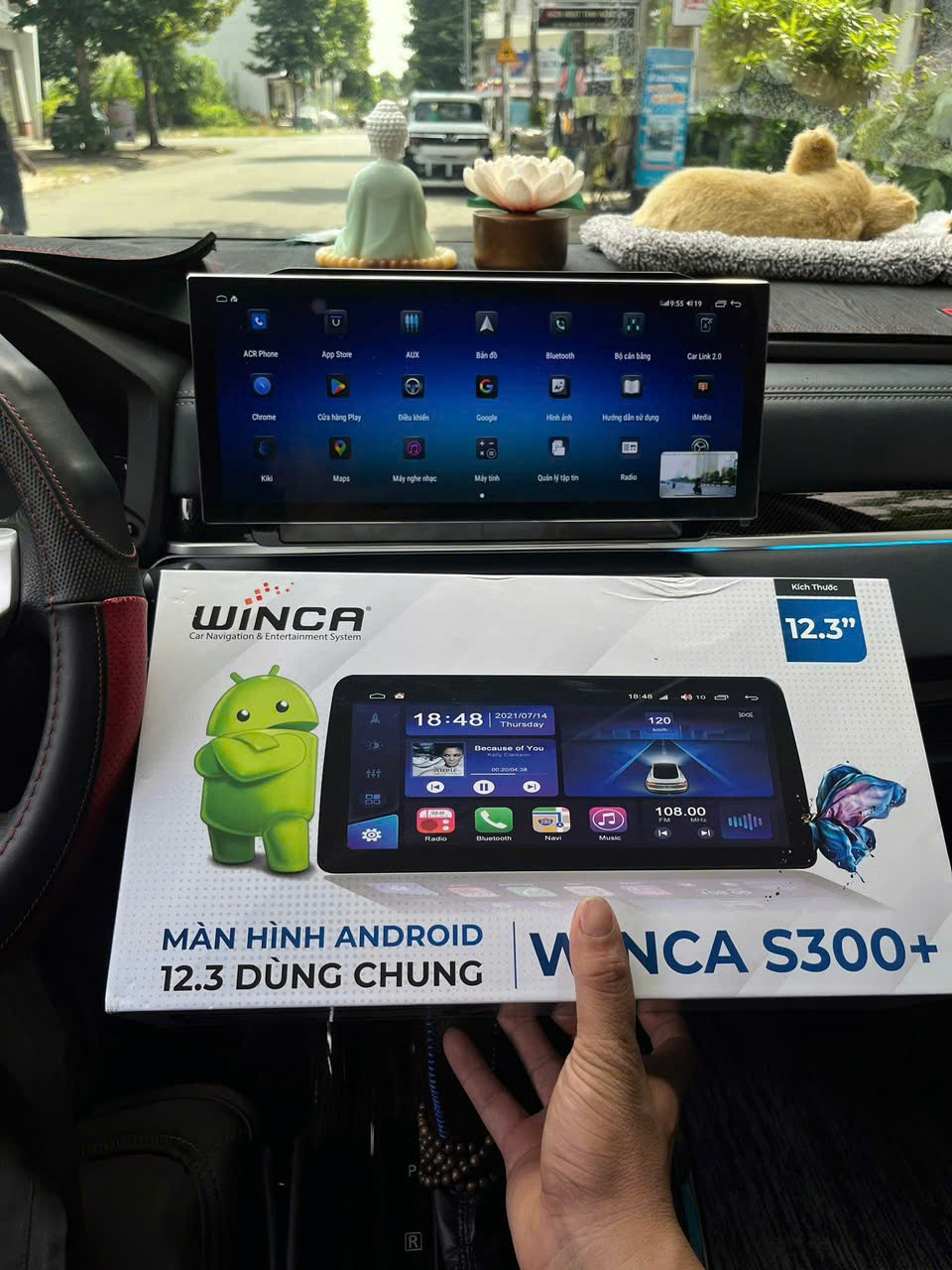Lắp màn hình Winca S300+ 12.3 inch cho Mitsubishi Xpander