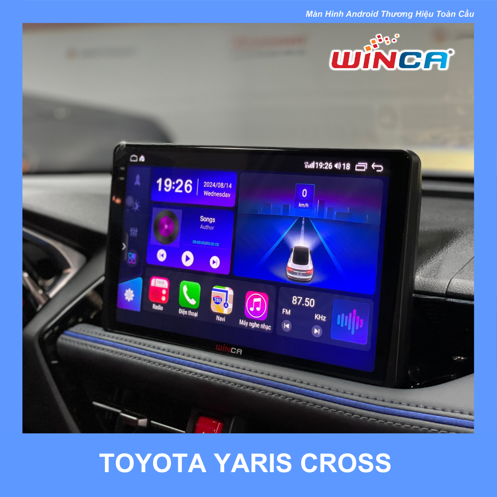Lắp đặt màn hình Winca S170+ QLED 2K PRO cho Toyota Yaris Cross
