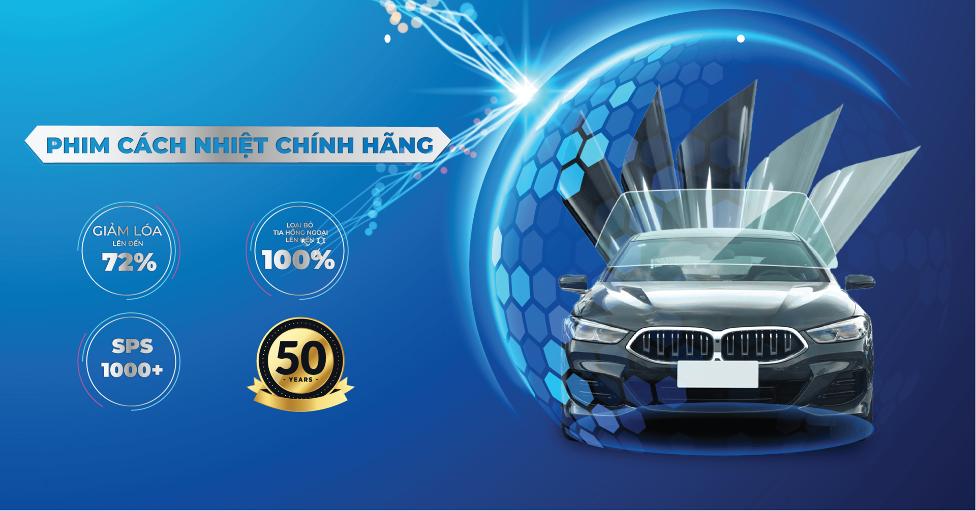 Phim cách nhiệt Nano Sun ứng dụng công nghệ Nano tiên tiến