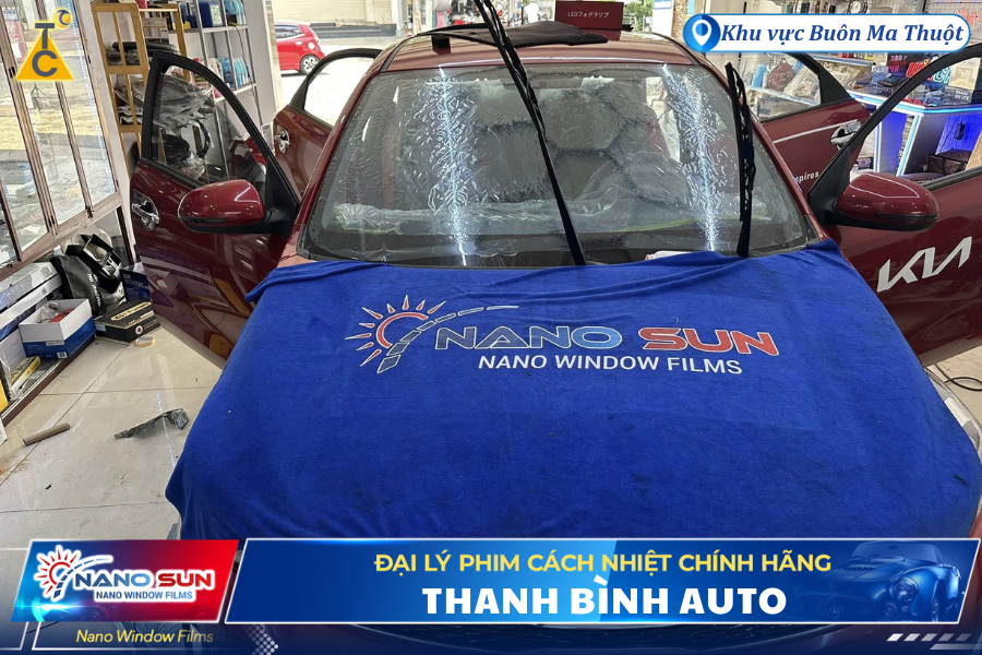 Đại lý dán phim cách nhiệt Nano Sun tại Đắk Lắk: Thanh Bình Auto