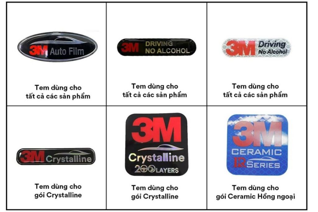 Tem chống hàng giả của thương hiệu 3M