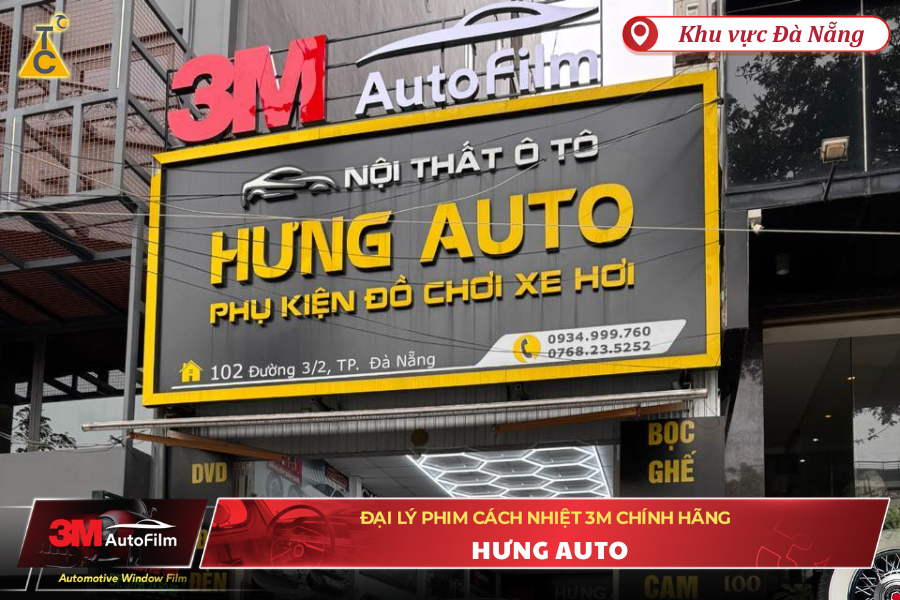 Đại lý Hưng Auto chuyên dán phim cách nhiệt 3M