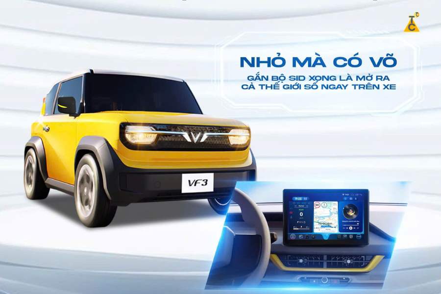Lắp đặt SID cho VF3 - Nâng tầm Trải nghiệm lái xe