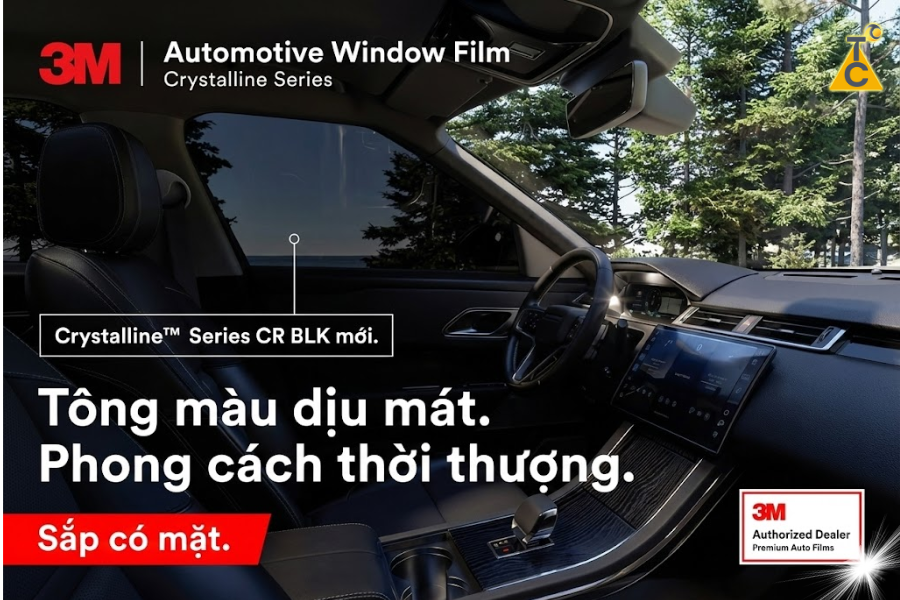 Màu phim CR BLK cải tiến – Đồng bộ với kính xe nguyên bản