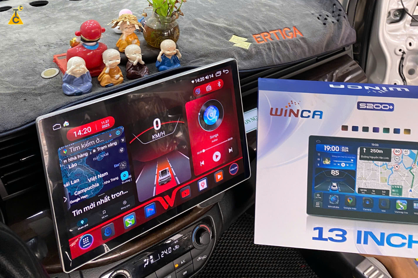 Màn hình Android S200+ 13 Inch cho Suzuki Ertiga