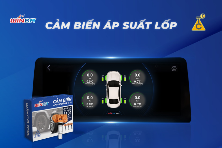 Tích hợp cảm biến áp suất lốp