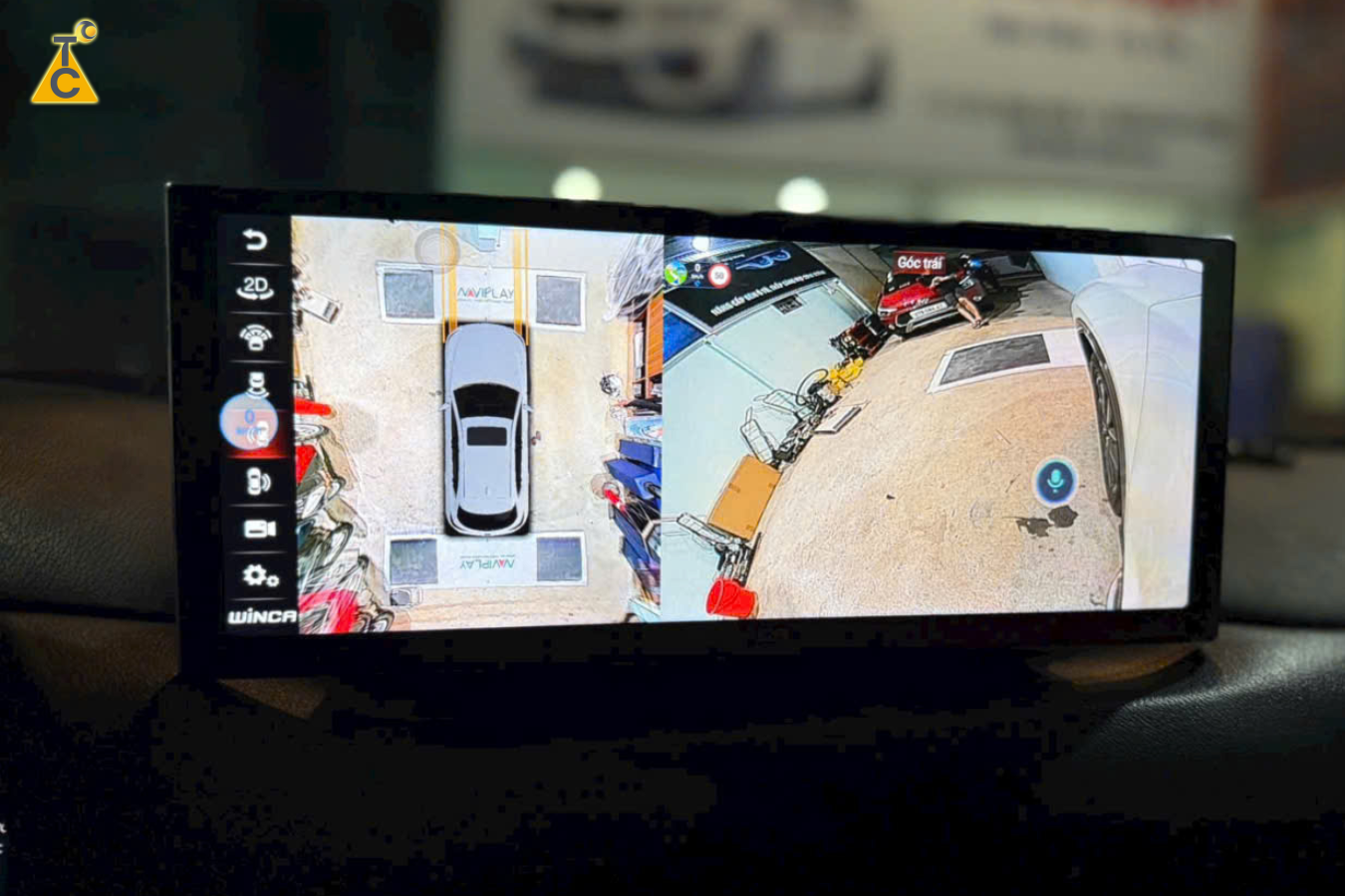 Hình ảnh Camera 360 siêu nét với độ phân giải 2K