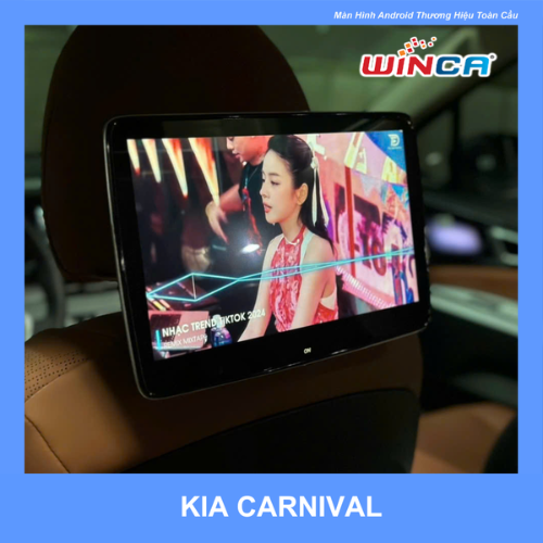 Nâng cấp KIA Carnival với màn hình gối đầu Android 13