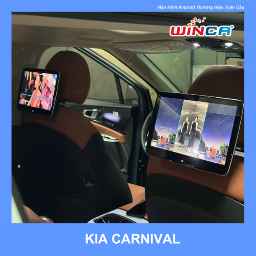 Nâng cấp KIA Carnival với màn hình gối đầu Android 13