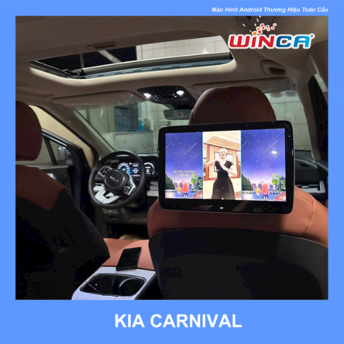 Nâng cấp KIA Carnival với màn hình gối đầu Android 13