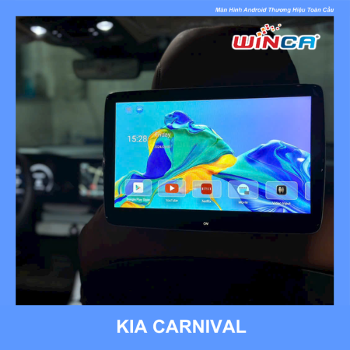 Nâng cấp KIA Carnival với màn hình gối đầu Android 13
