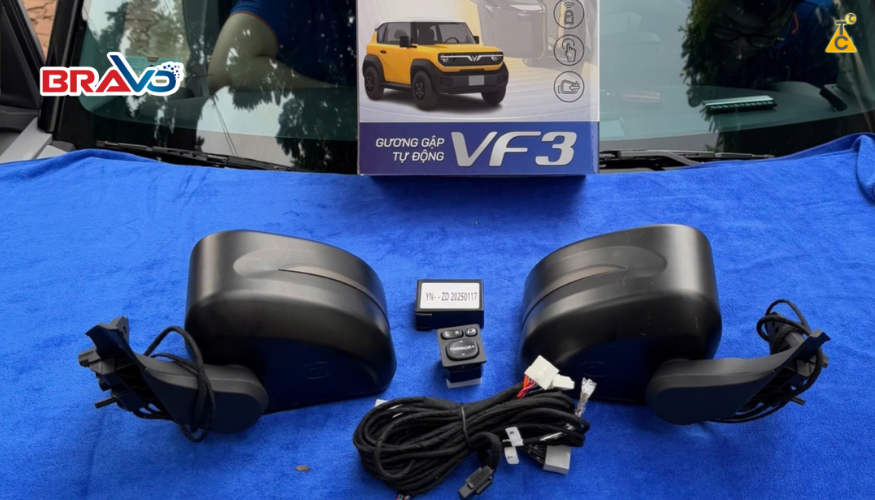 Cấu tạo chi tiết của gương xe VF3