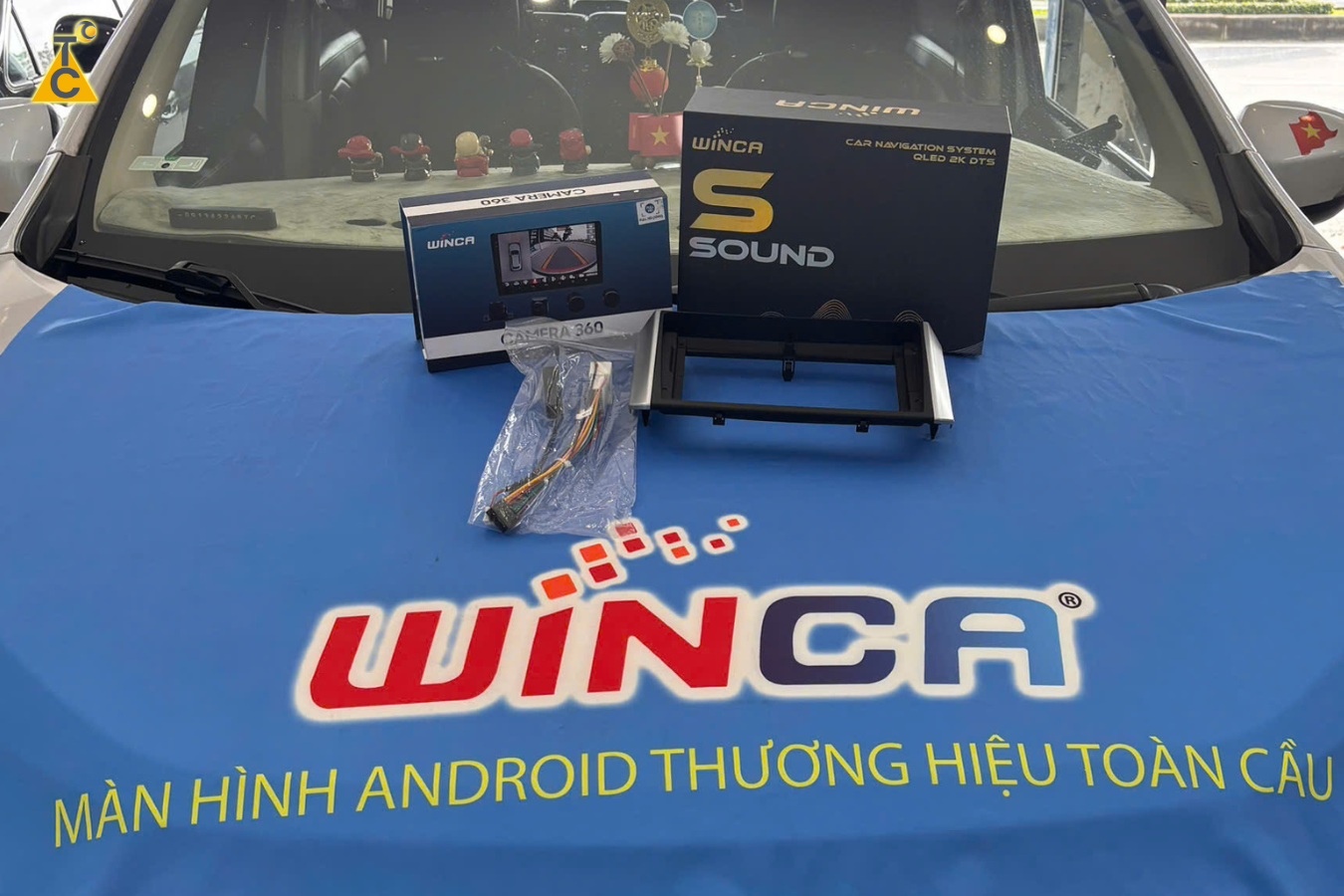 Lắp màn hình Android Winca S300+ QLED 2K DTS cho Xpander 2019 tại Đà Nẵng