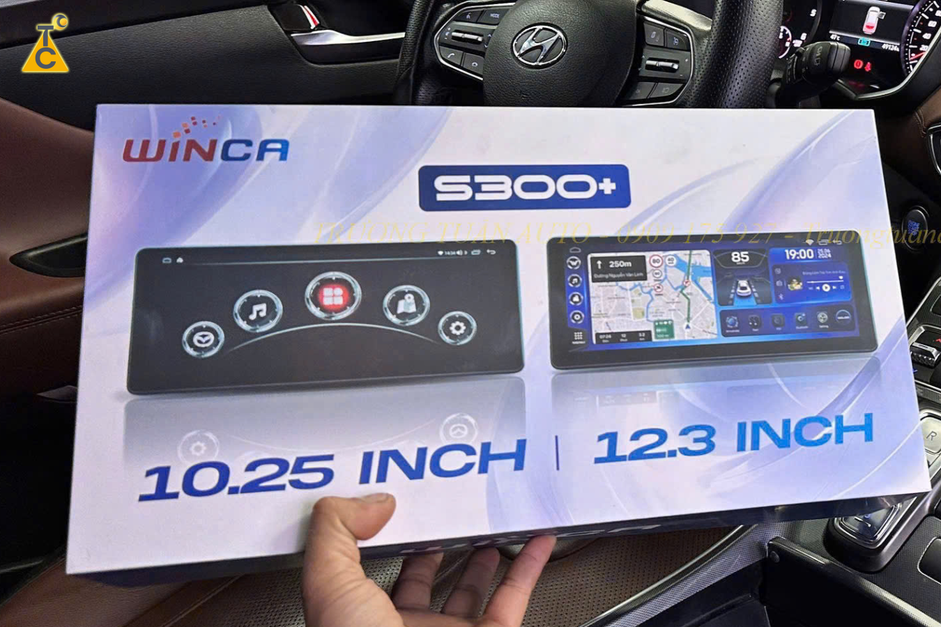 Màn hình Android S300+ 12.3 Inch 2K cho Hyundai Grand i10