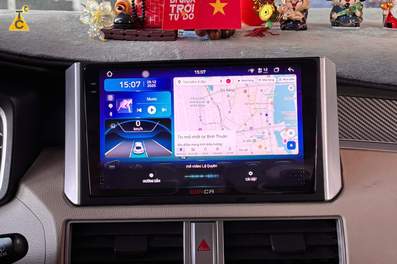 Nâng cấp Winca S300+ QLED 2K DTS cho Xpander 2019