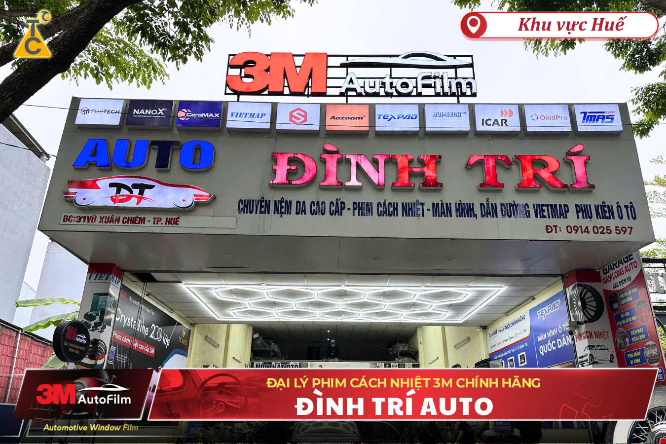 Đình Trí Auto – Đại lý ủy quyền 3M chính thức tại Huế