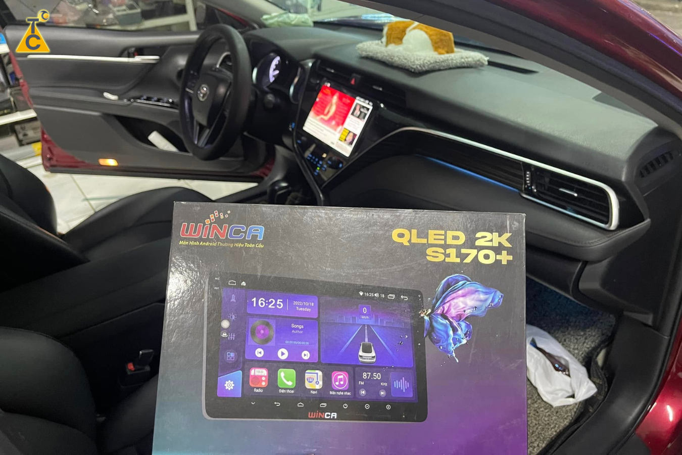 Màn hình Android S170+ QLED 2K cho Toyota Camry