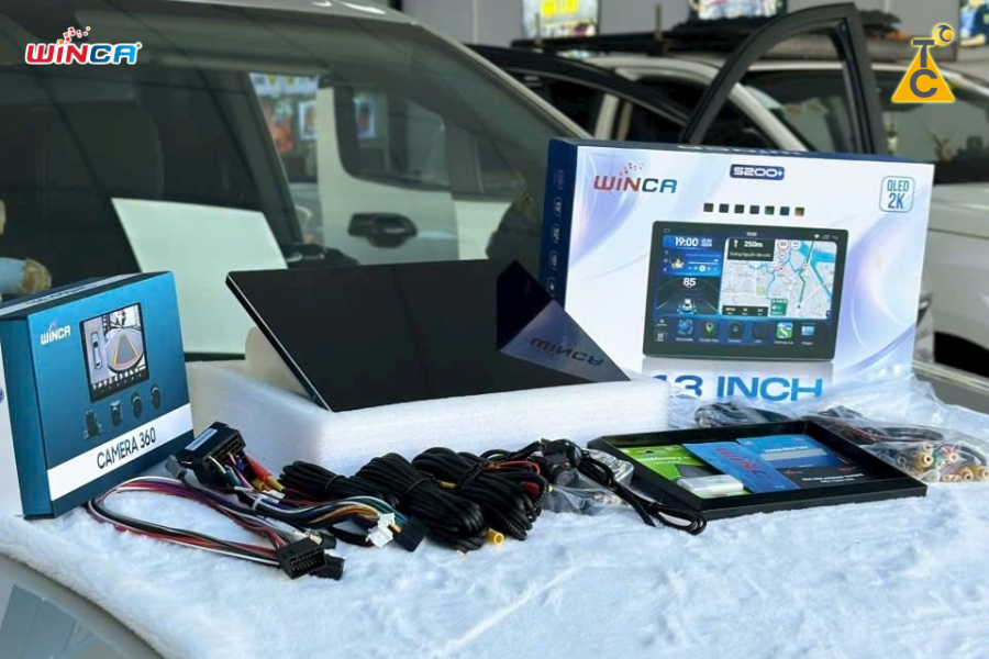 Màn hình Android Winca S200+ 13 Inch biến MG5 thành trung tâm giải trí cao cấp