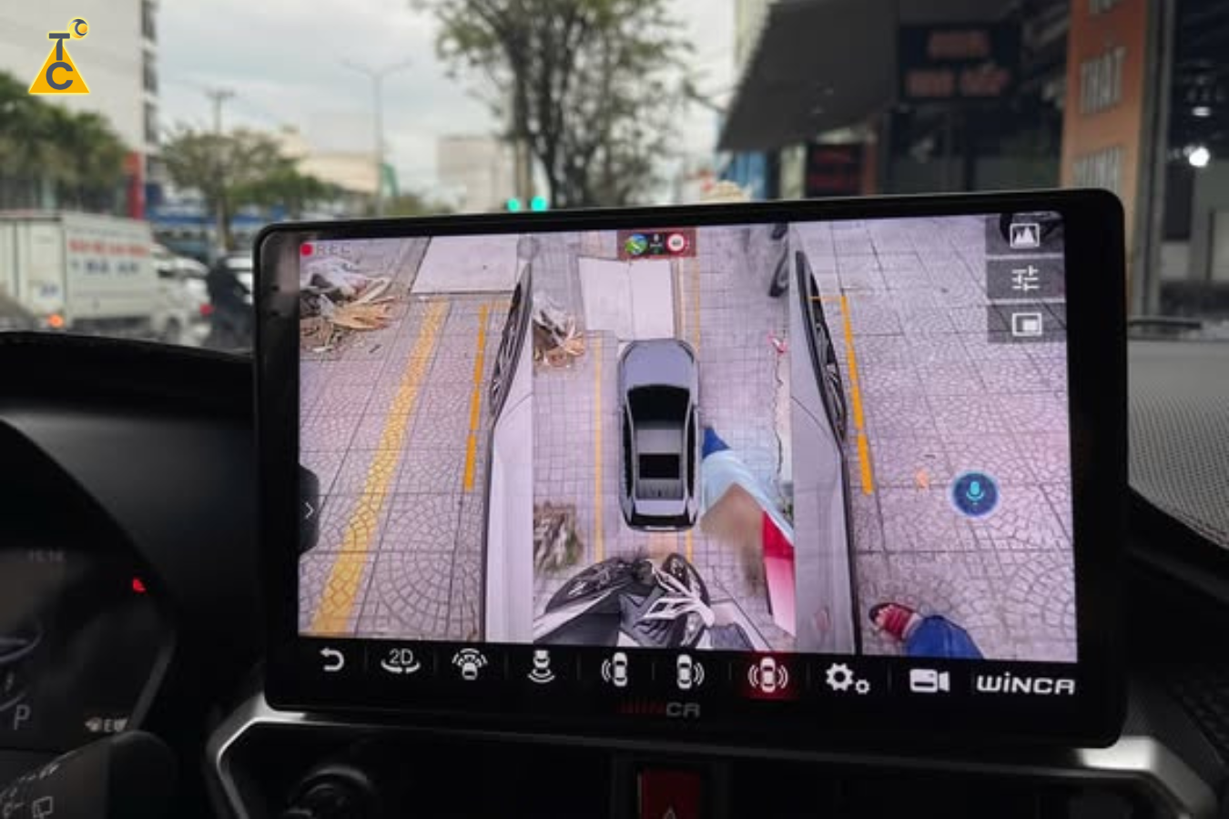 Hệ thống camera 360 sử dụng 4 mắt camera Sony