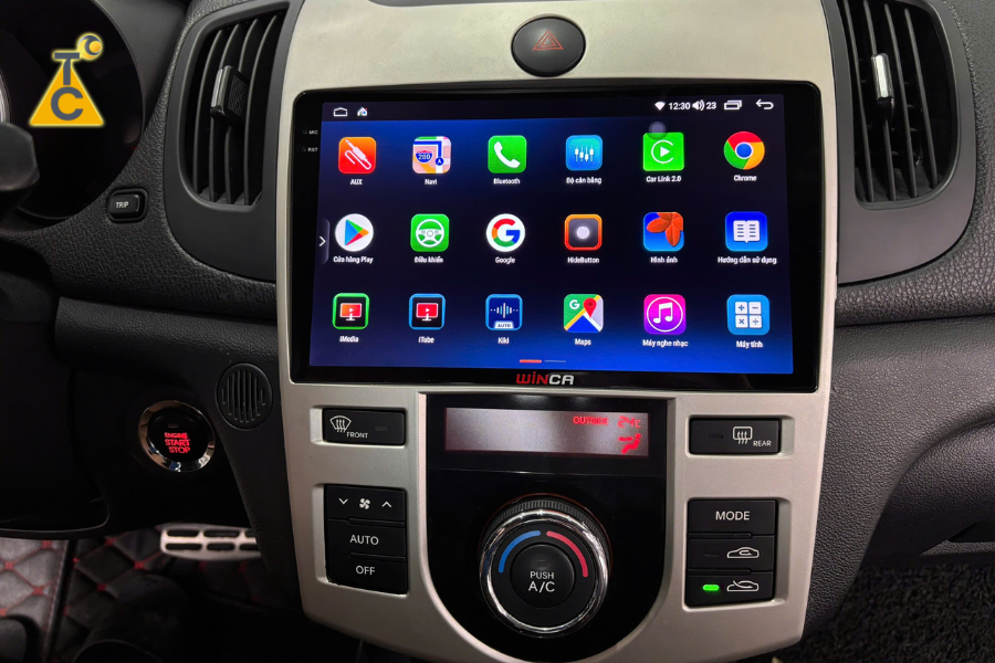 Nâng cấp với màn hình Android, đầy đủ tính năng giải trí