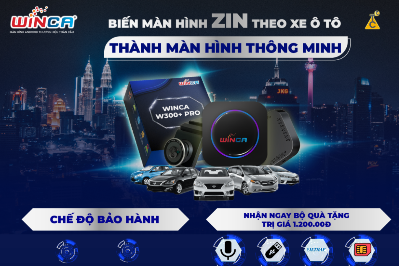 Lắp màn hình Android ô tô ở Đà Nẵng