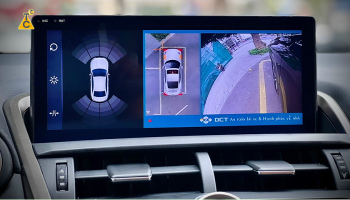 Camera 360 độ và cảm biến xung quanh