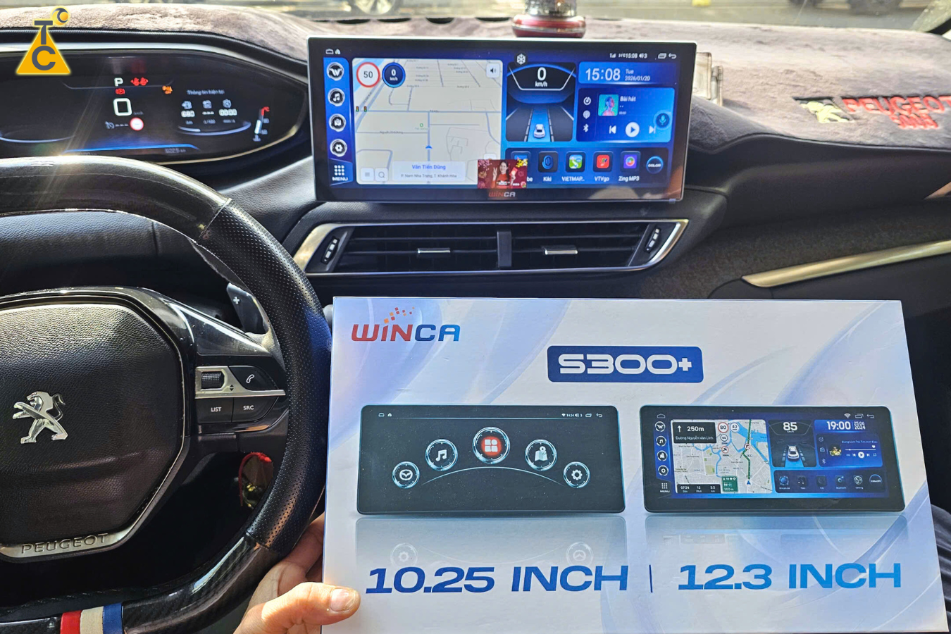 Lắp màn hình Android Peugeot 5008 nâng cấp trải nghiệm lái