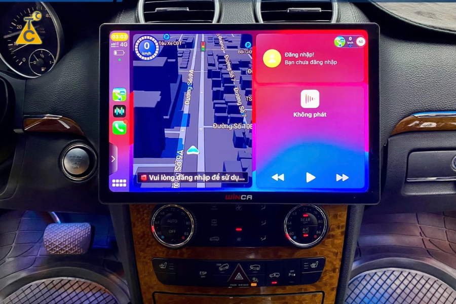 Tính năng dẫn đường thông minh trên Android S200+ PRO 13 Inch 2K