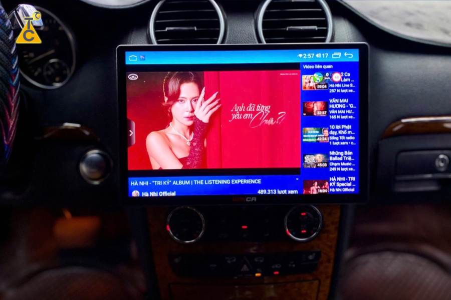 Trải nghiệm xem YouTube trên Android S200+ PRO 13 Inch 2K