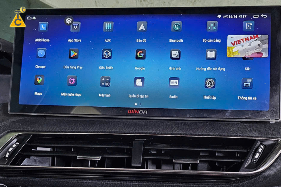 Lắp màn hình Android Mazda 3 2018 hoàn thiện cực đẹp