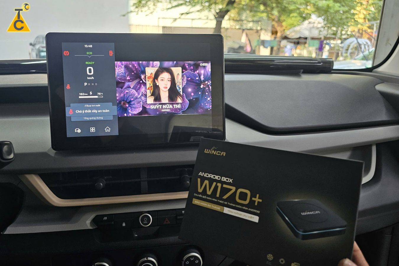 Lắp Android Box W170+ cho VF3 nâng cấp giải trí thông minh, chuẩn xe điện