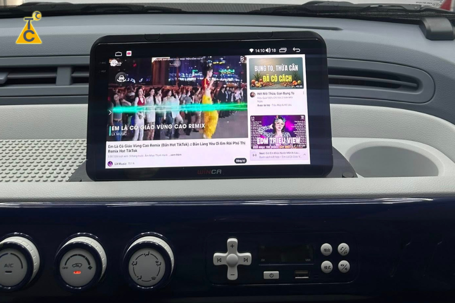 Nâng cấp Màn hình Android ô tô Wuling Mini EV đẳng cấp nhất