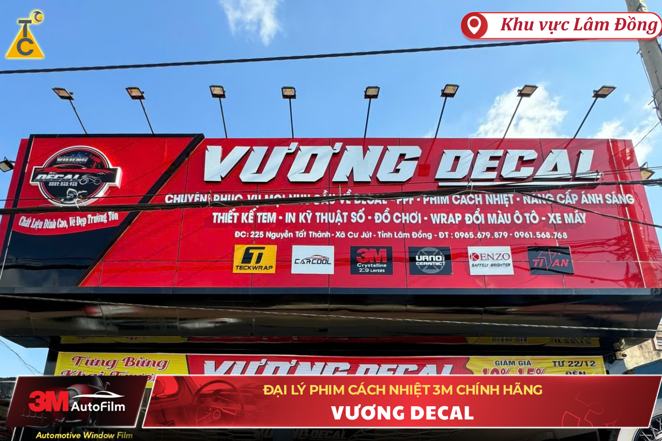 Vương Decal – Địa chỉ dán phim cách nhiệt 3M chính hãng tại Lâm Đồng