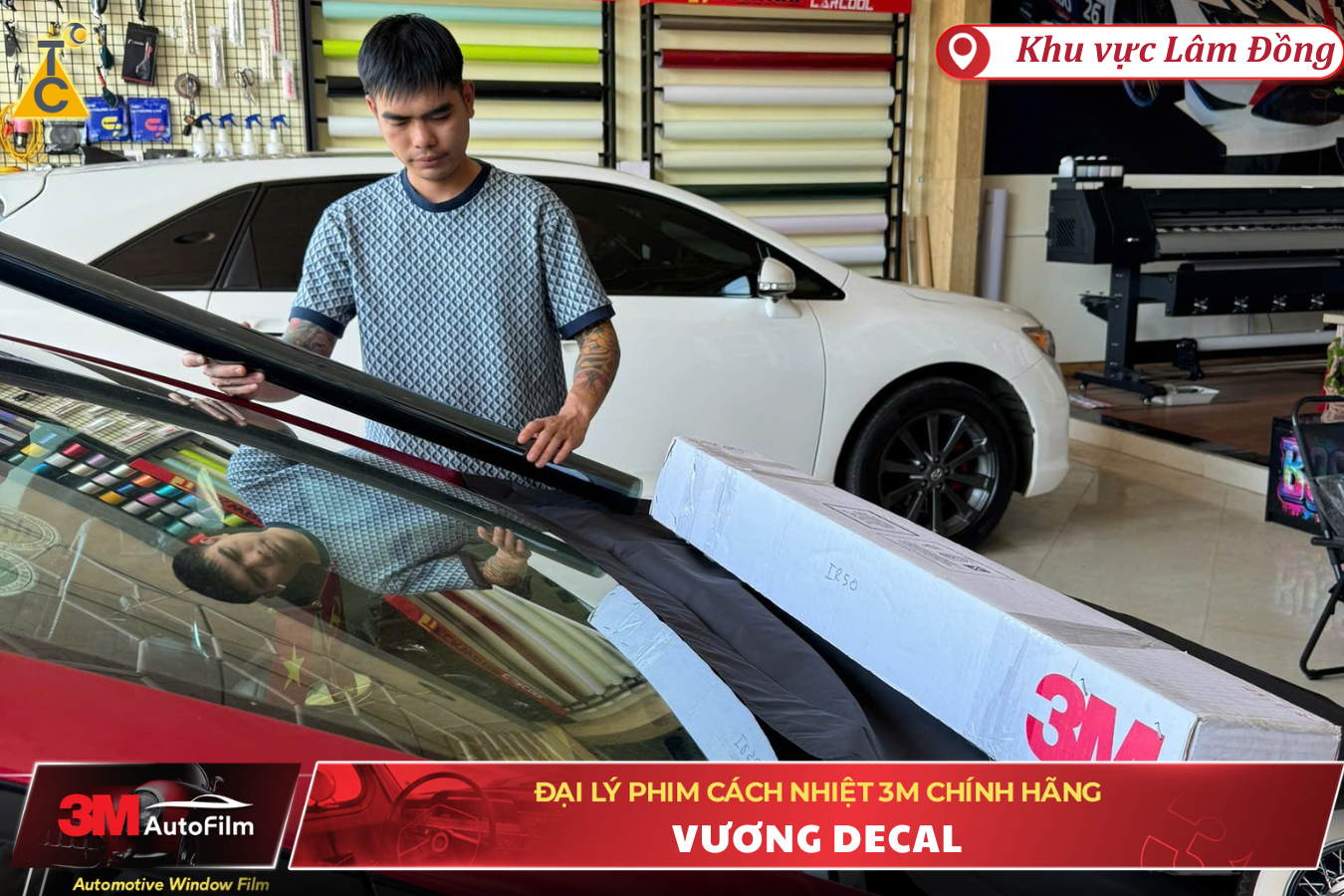 Địa chỉ dán Phim Cách Nhiệt 3M Chính Hãng Tại Lâm Đồng